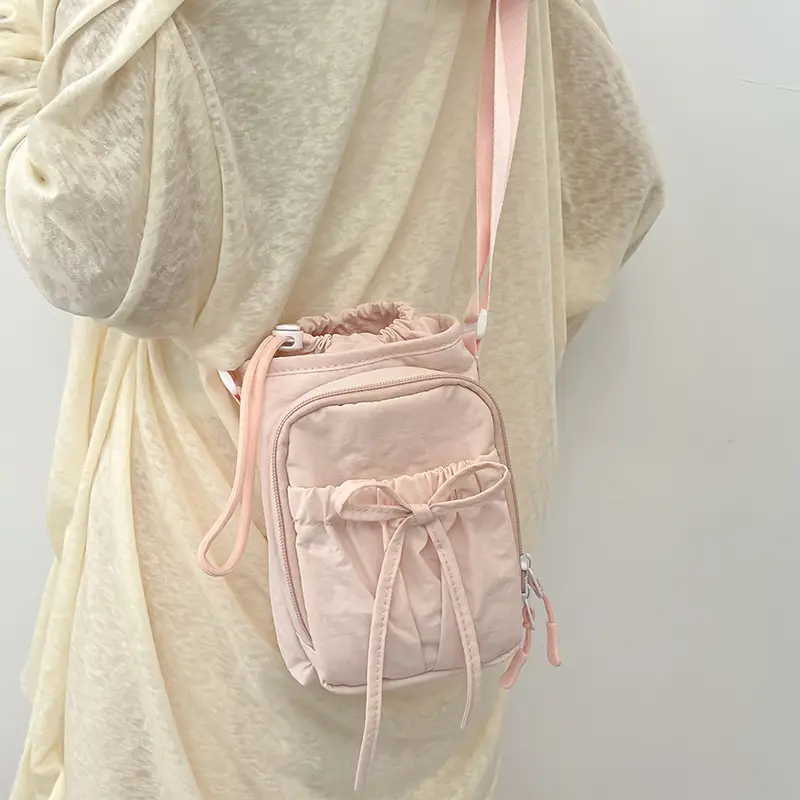 Pink Floral Shoulder Bag for Women 2025 Summer - Image 5