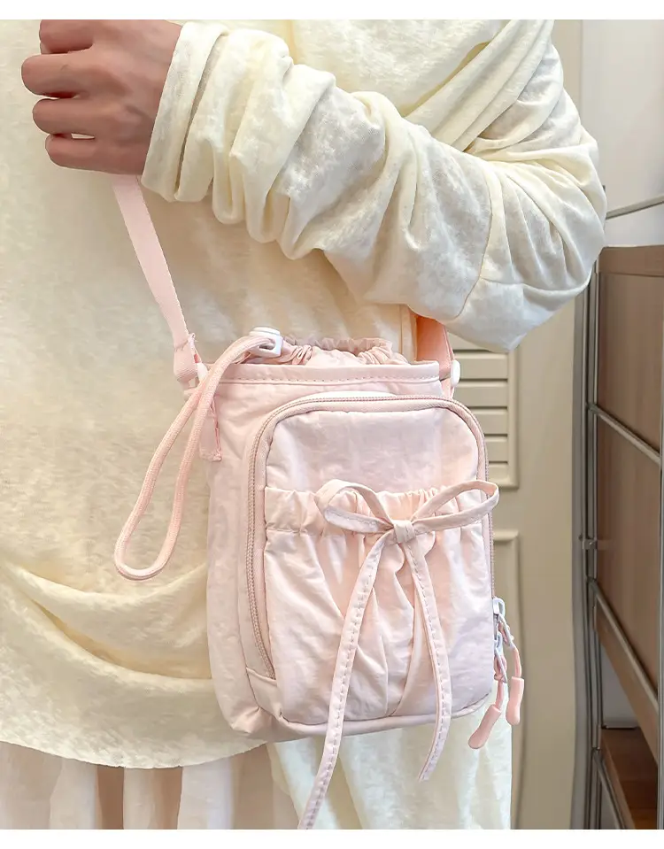 Pink Floral Shoulder Bag for Women 2025 Summer — feature 12