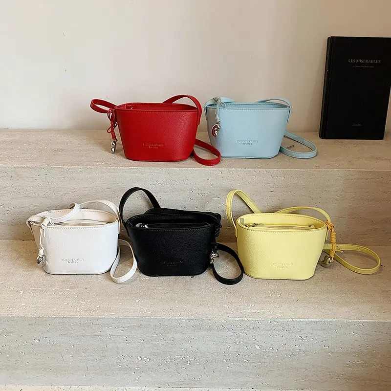 2025 New Niche Lychee Pattern Bucket Small Bag - Image 11