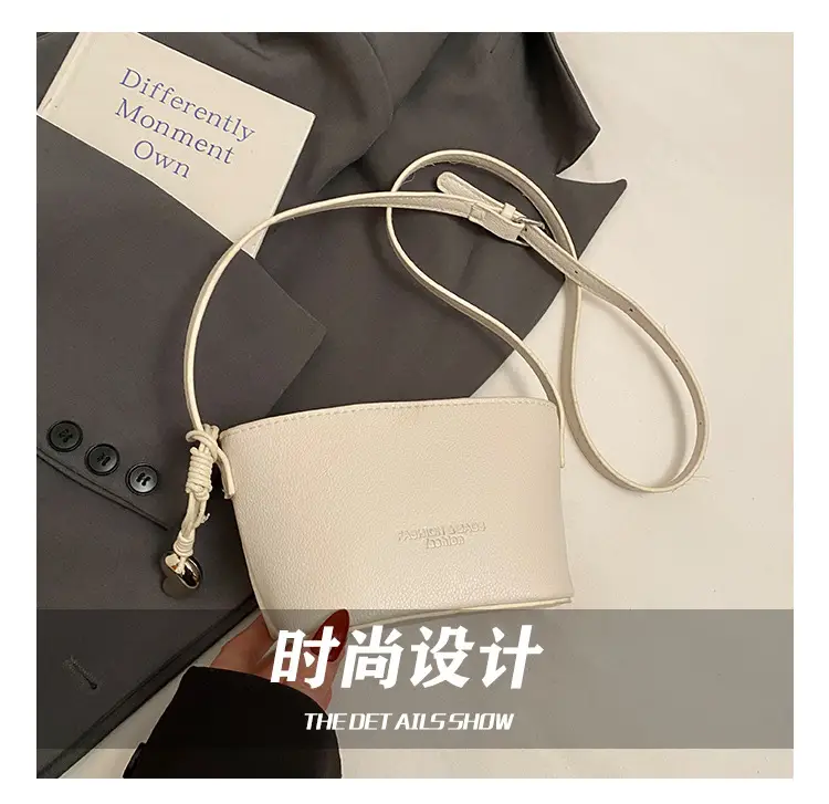 2025 New Niche Lychee Pattern Bucket Small Bag — feature 12