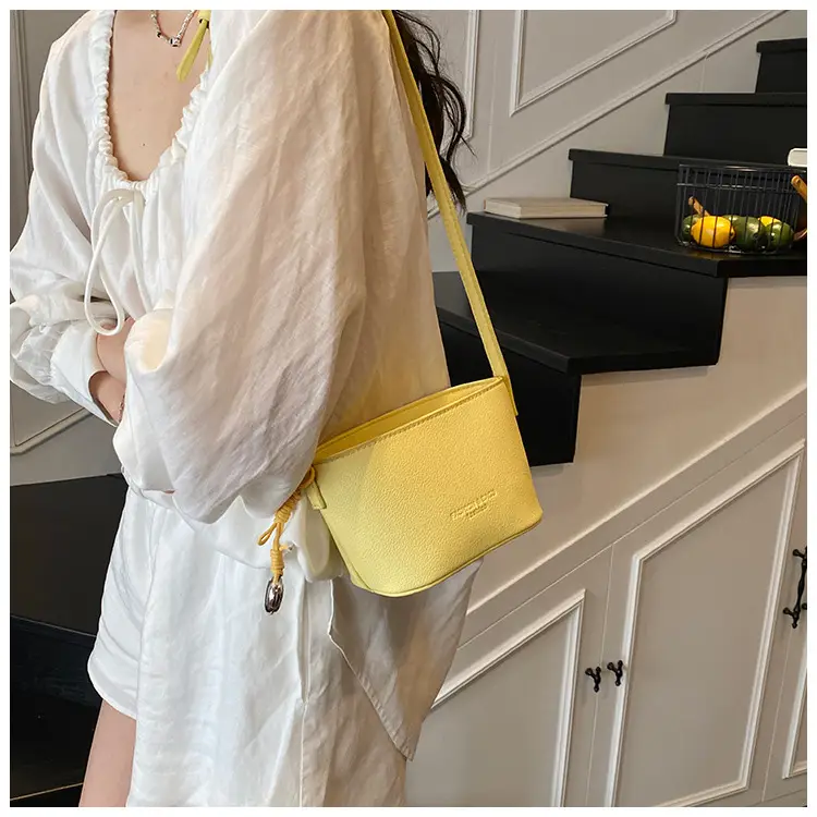 2025 New Niche Lychee Pattern Bucket Small Bag — feature 20