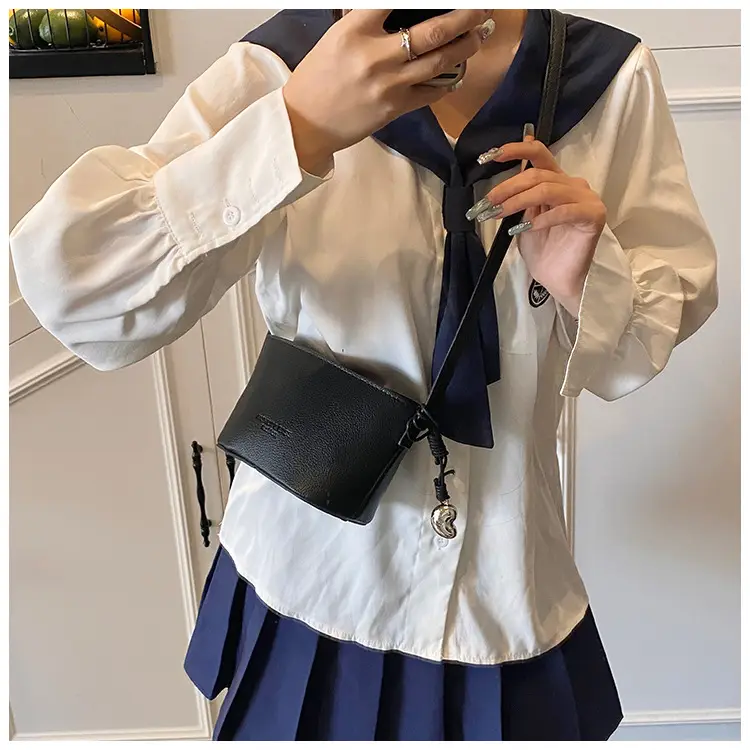 2025 New Niche Lychee Pattern Bucket Small Bag — feature 33