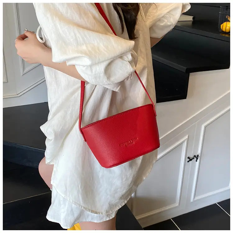 2025 New Niche Lychee Pattern Bucket Small Bag — feature 40