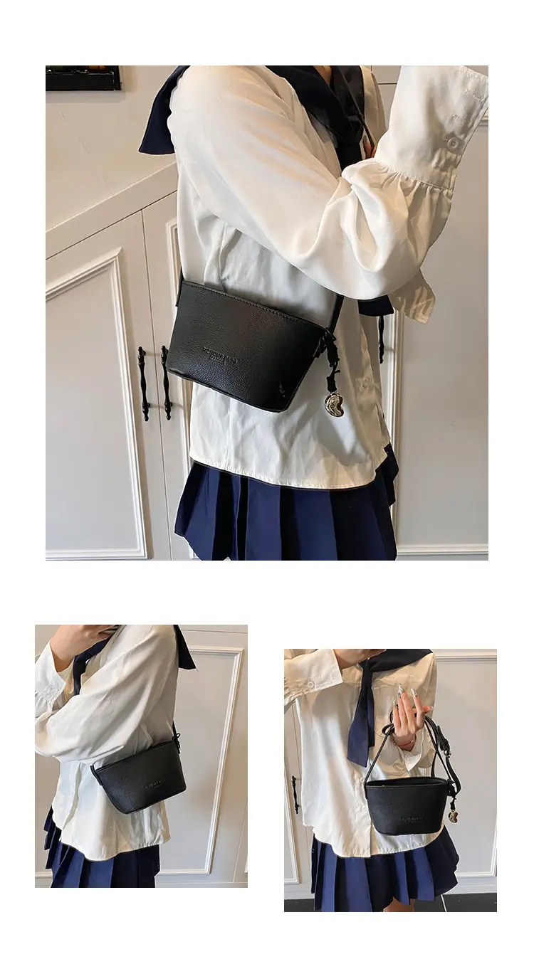 2025 New Niche Lychee Pattern Bucket Small Bag — feature 5