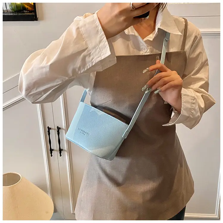 2025 New Niche Lychee Pattern Bucket Small Bag — feature 50