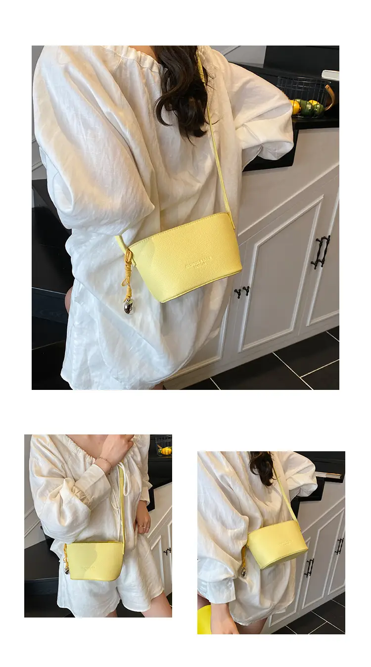 2025 New Niche Lychee Pattern Bucket Small Bag — feature 8