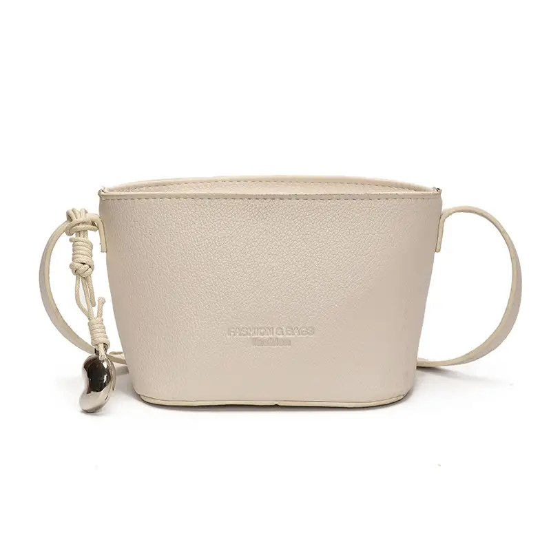 2025 New Niche Lychee Pattern Bucket Small Bag - Image 9