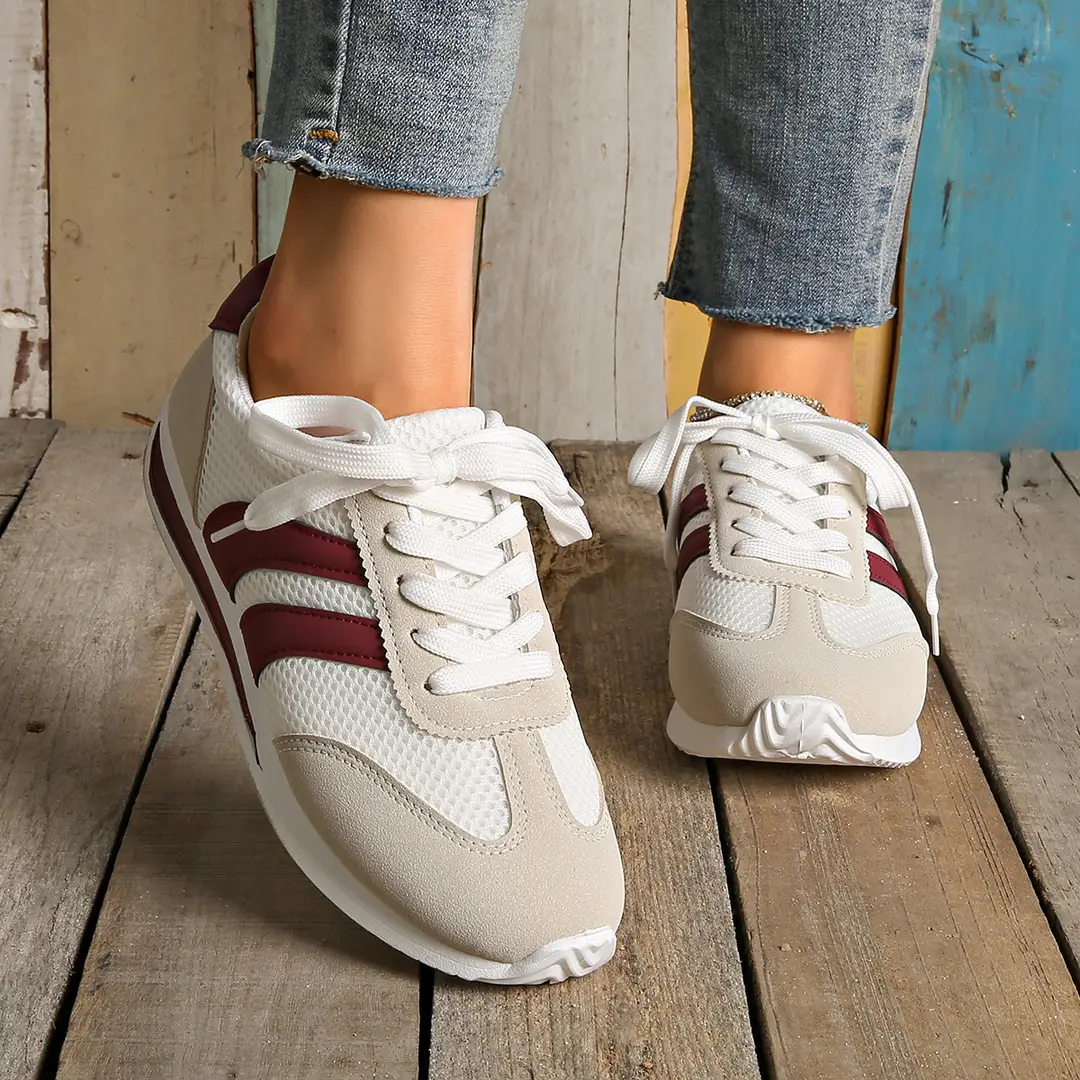 Foreign Trade Moral Training Shoes for Women 2025 New Summer Thin Breathable Mesh Forrest Gump Shoes Soft Sole Versatile Lightweight Sports Shoes - Image 4