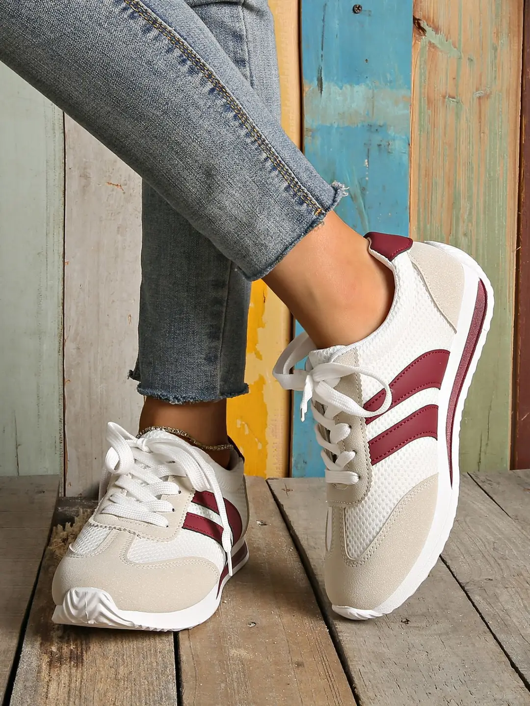 Foreign Trade Moral Training Shoes for Women 2025 New Summer Thin Breathable Mesh Forrest Gump Shoes Soft Sole Versatile Lightweight Sports Shoes — feature 7