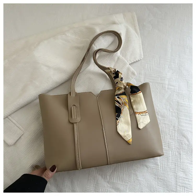 Large Capacity Women's Tote Bag Brown New Style — feature 17