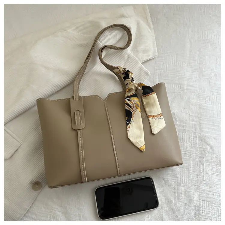 Large Capacity Women's Tote Bag Brown New Style — feature 18
