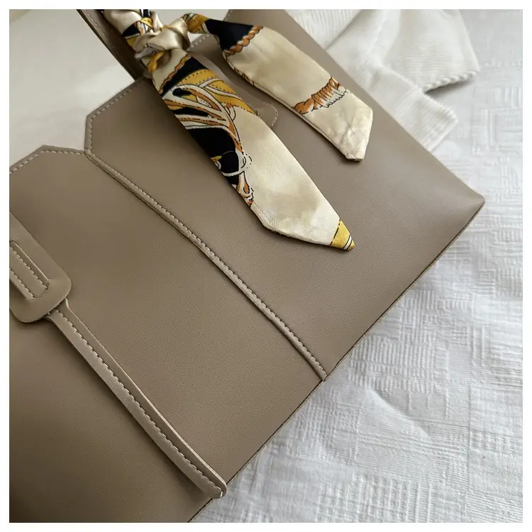 Large Capacity Women's Tote Bag Brown New Style — feature 22