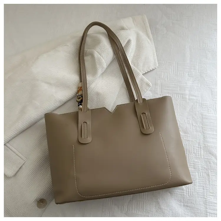Large Capacity Women's Tote Bag Brown New Style — feature 23