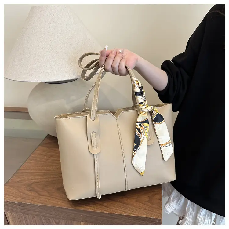 Large Capacity Women's Tote Bag Brown New Style — feature 28