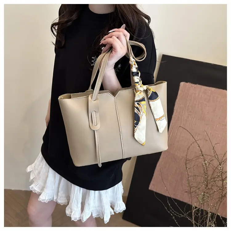 Large Capacity Women's Tote Bag Brown New Style — feature 29