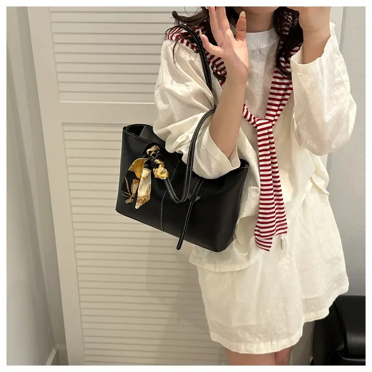 Large Capacity Women's Tote Bag Brown New Style — feature 39