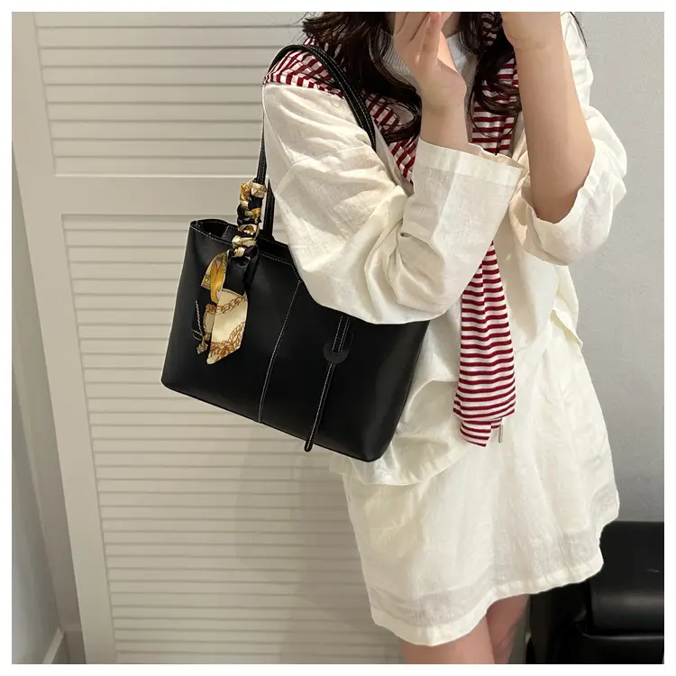 Large Capacity Women's Tote Bag Brown New Style — feature 41