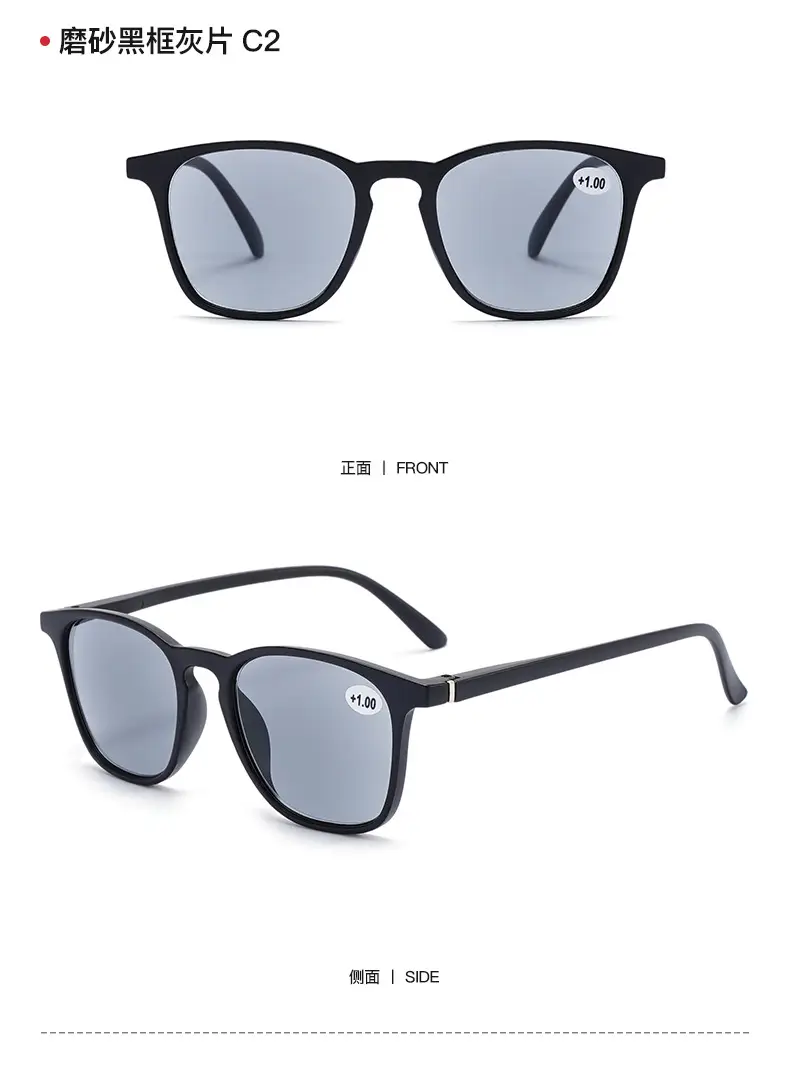Cross-Border Anti-UV Reading Sunglasses Women Thin Frames β feature 13
