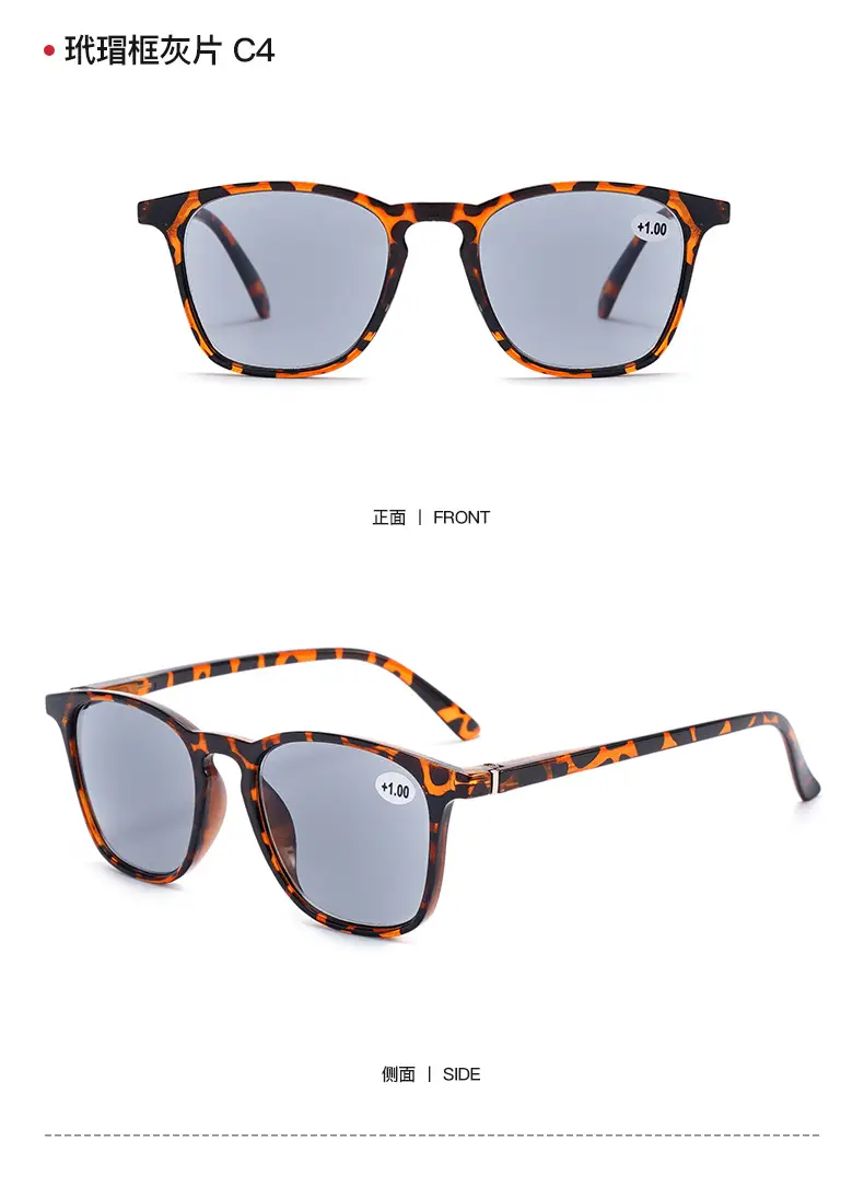 Cross-Border Anti-UV Reading Sunglasses Women Thin Frames β feature 15