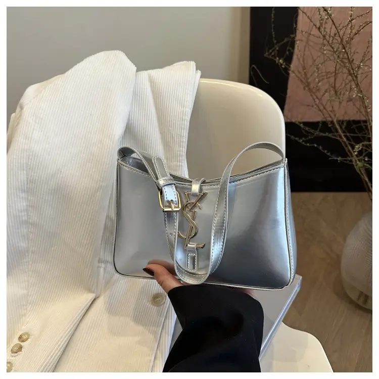 2025 Black Letter Underarm Bag for Women
