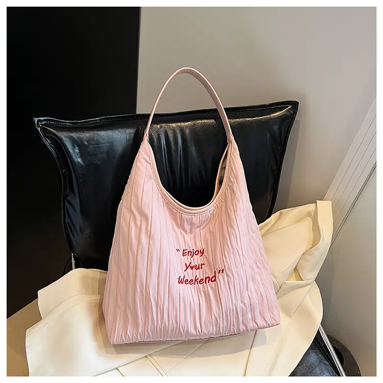 Women's White Quilted Shoulder Bag 2025 College Student — feature 22