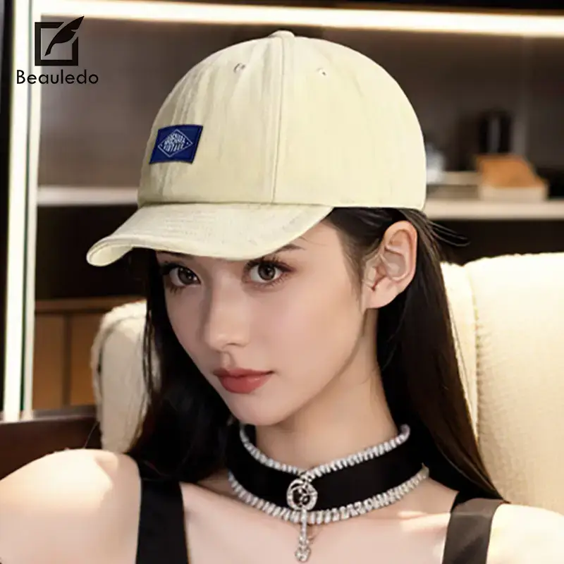 Women Black Baseball Cap with Choker & Earrings - Image 7