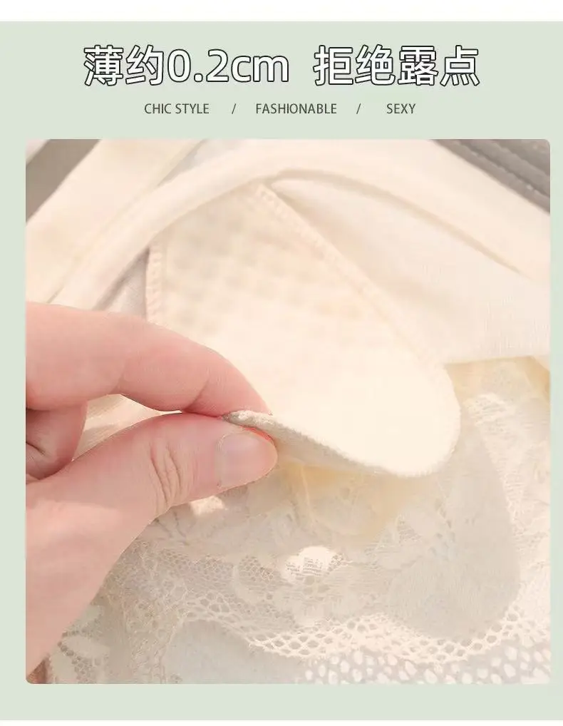 French Lace Rabbit Ear Bra White Large Bust — feature 8