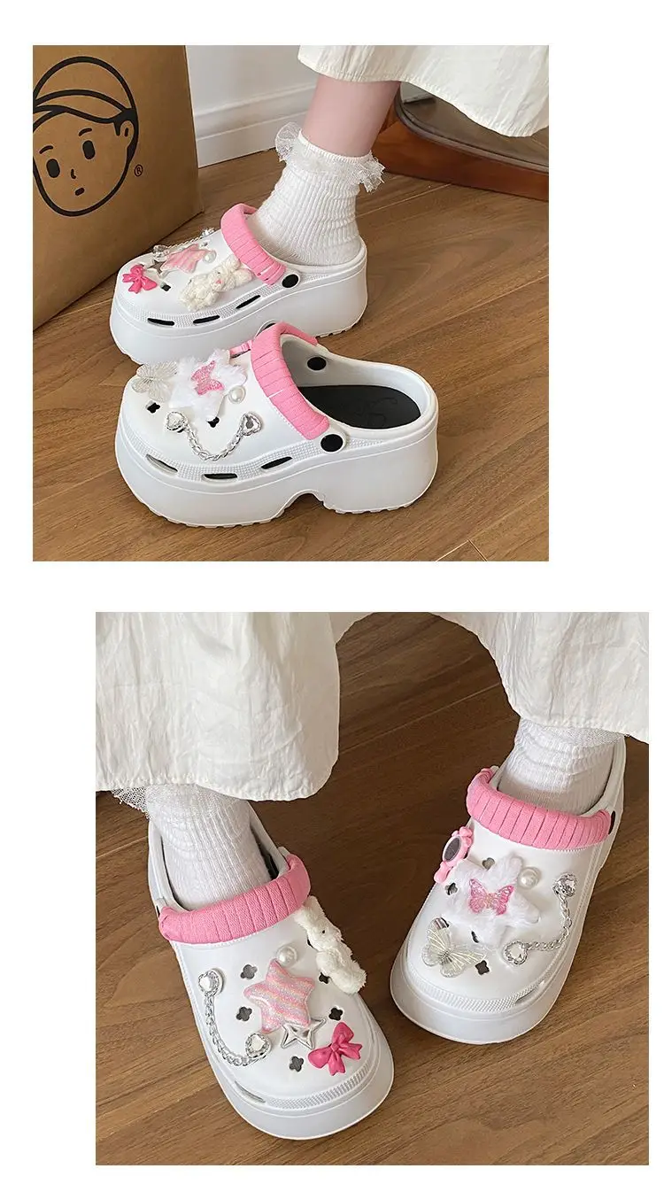 Cute Pink Bow Baotou Slippers for Women — feature 15