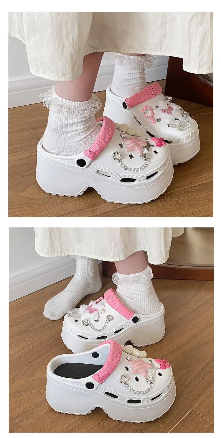 Cute Pink Bow Baotou Slippers for Women — feature 16