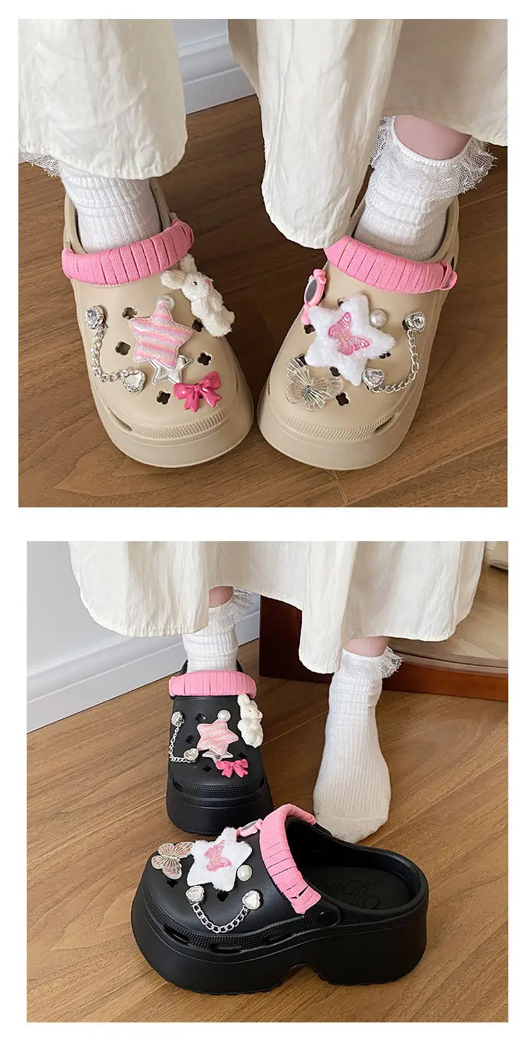 Cute Pink Bow Baotou Slippers for Women — feature 18