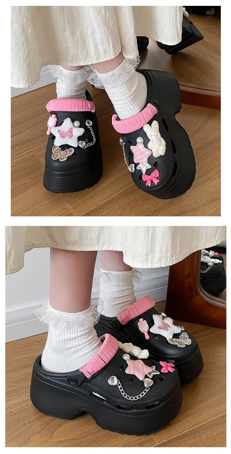 Cute Pink Bow Baotou Slippers for Women — feature 19