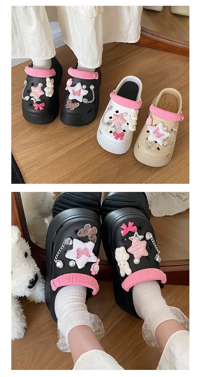 Cute Pink Bow Baotou Slippers for Women — feature 20