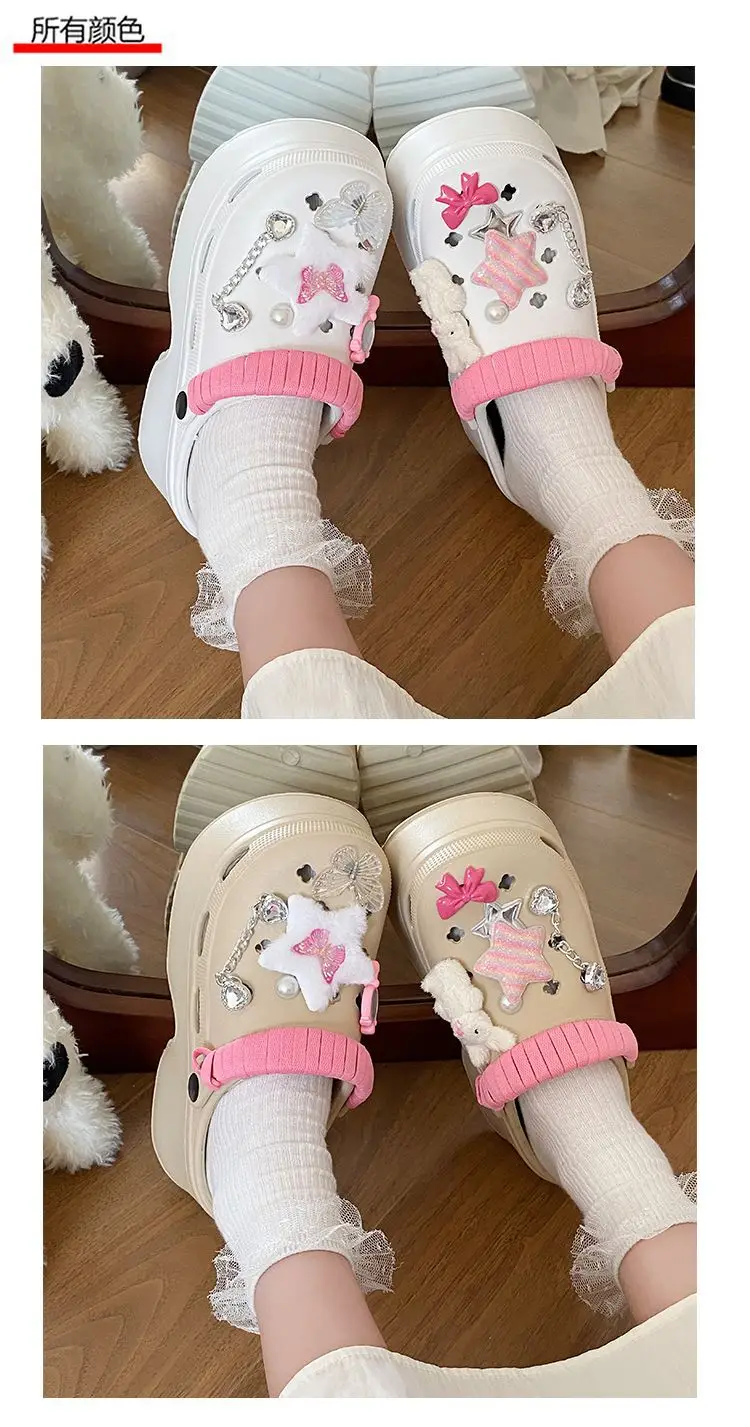 Cute Pink Bow Baotou Slippers for Women — feature 21