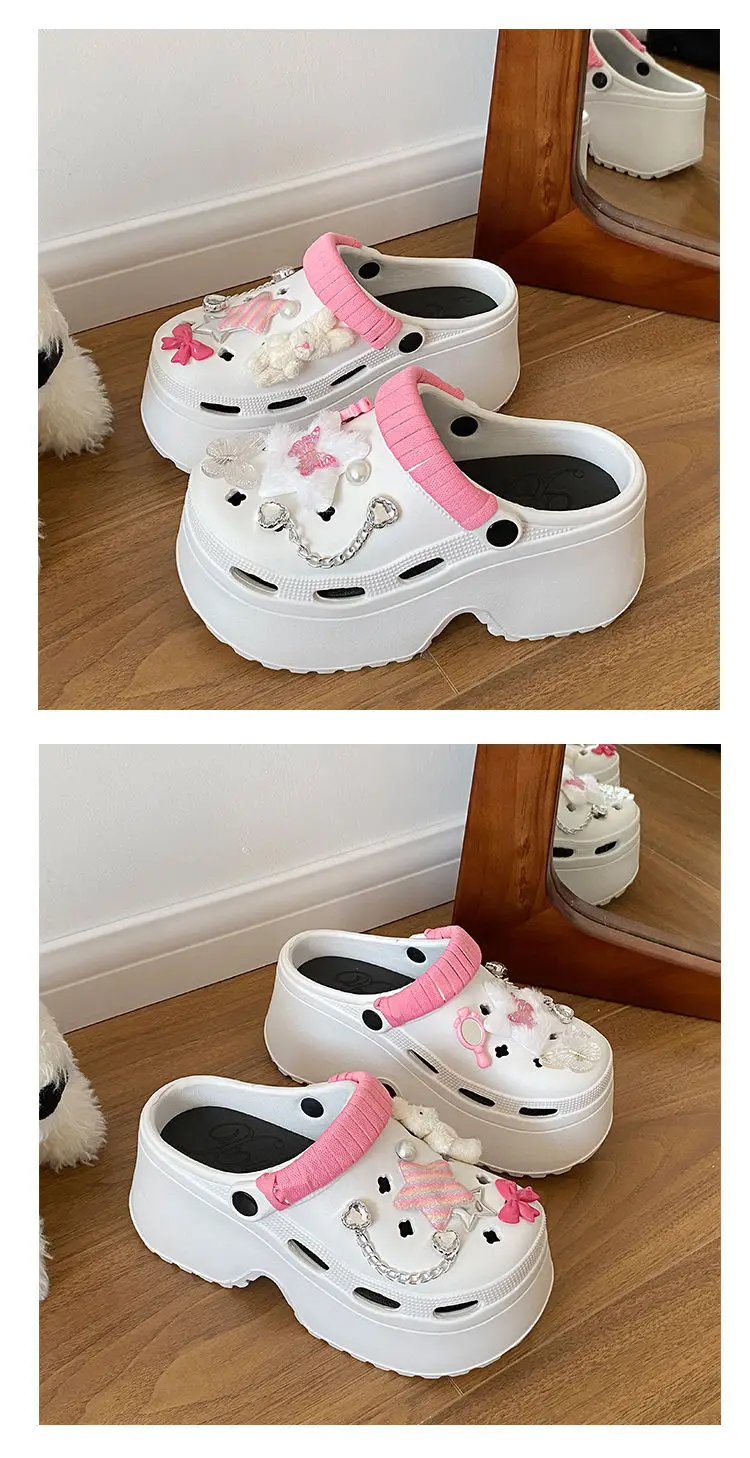 Cute Pink Bow Baotou Slippers for Women — feature 24
