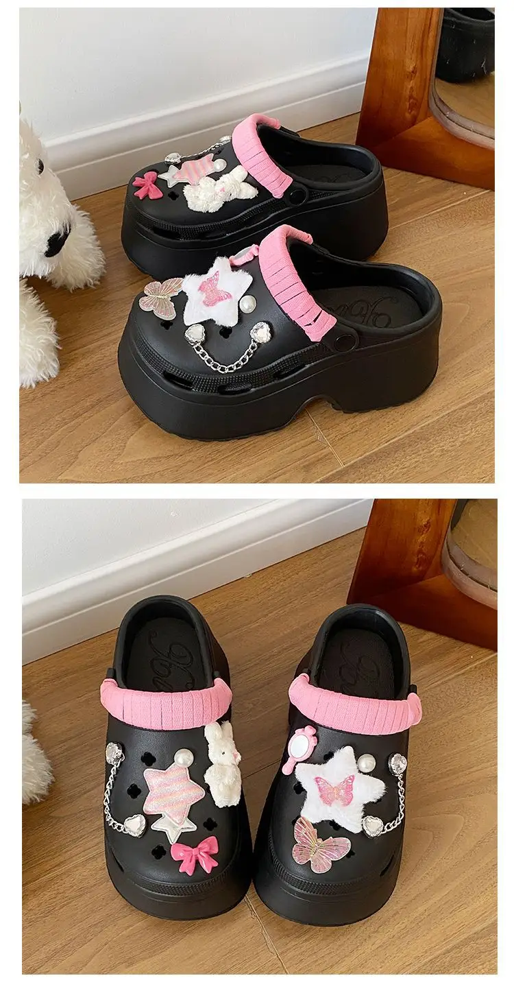 Cute Pink Bow Baotou Slippers for Women — feature 26