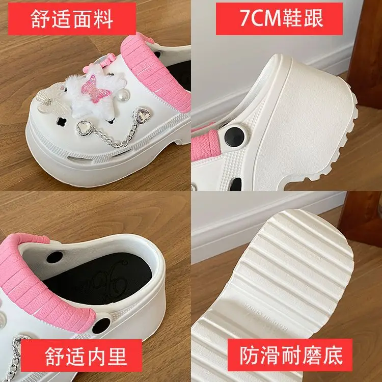 Cute Pink Bow Baotou Slippers for Women — feature 27