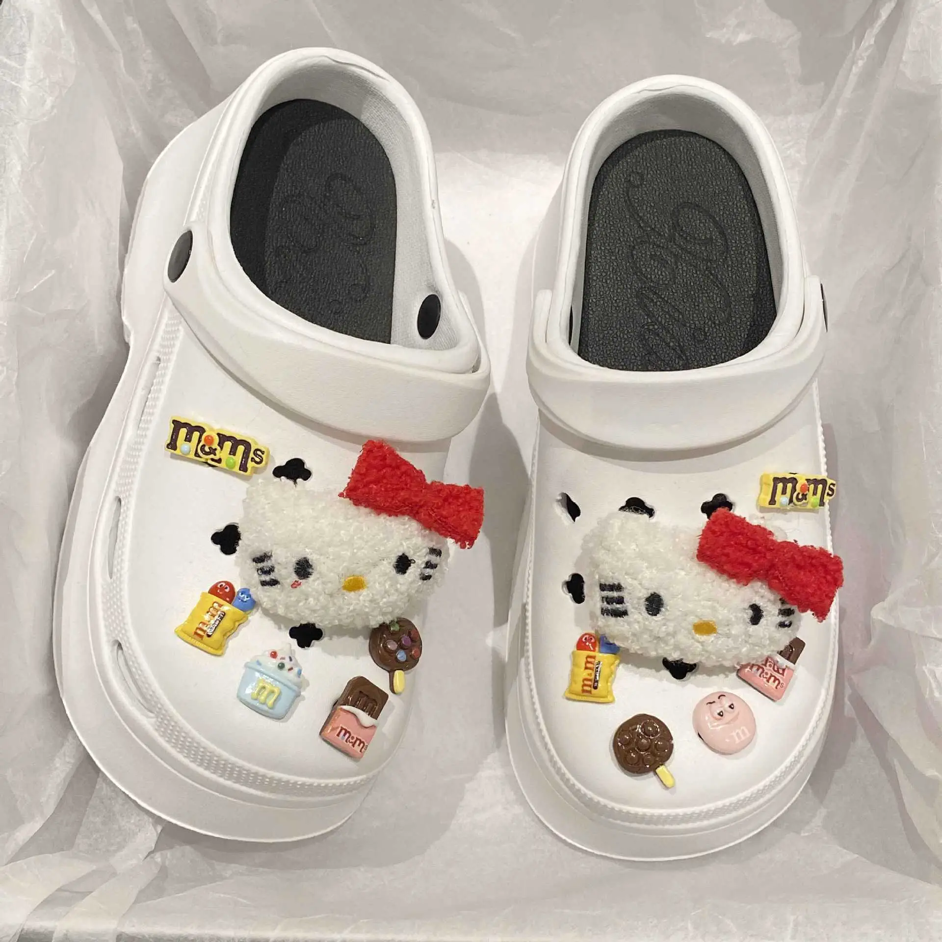 Cute Pink Bow Baotou Slippers for Women - Image 10