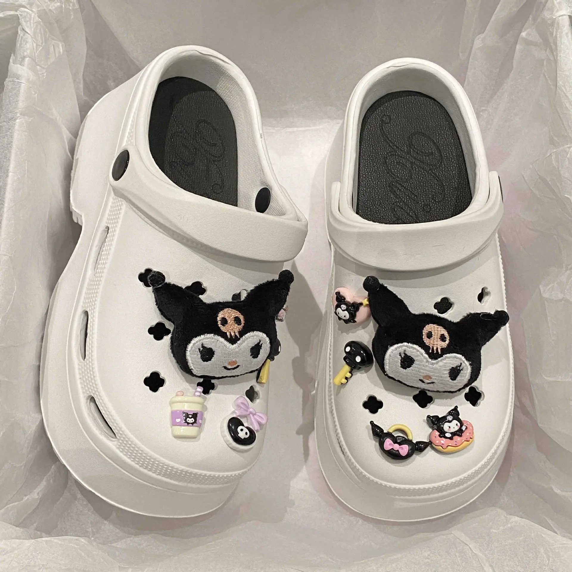 Cute Pink Bow Baotou Slippers for Women - Image 4