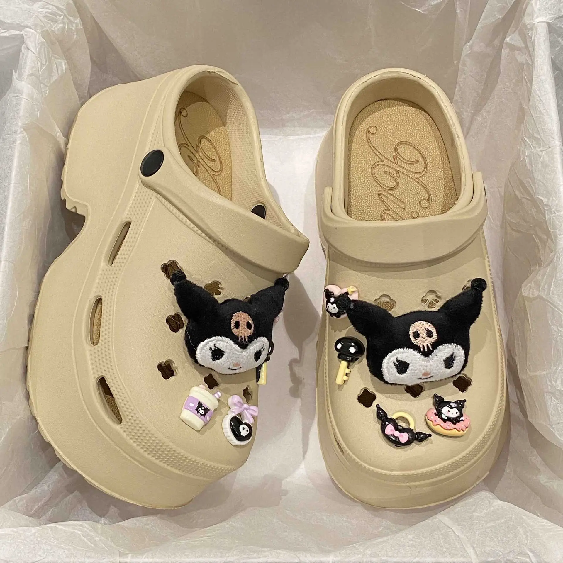 Cute Pink Bow Baotou Slippers for Women - Image 6
