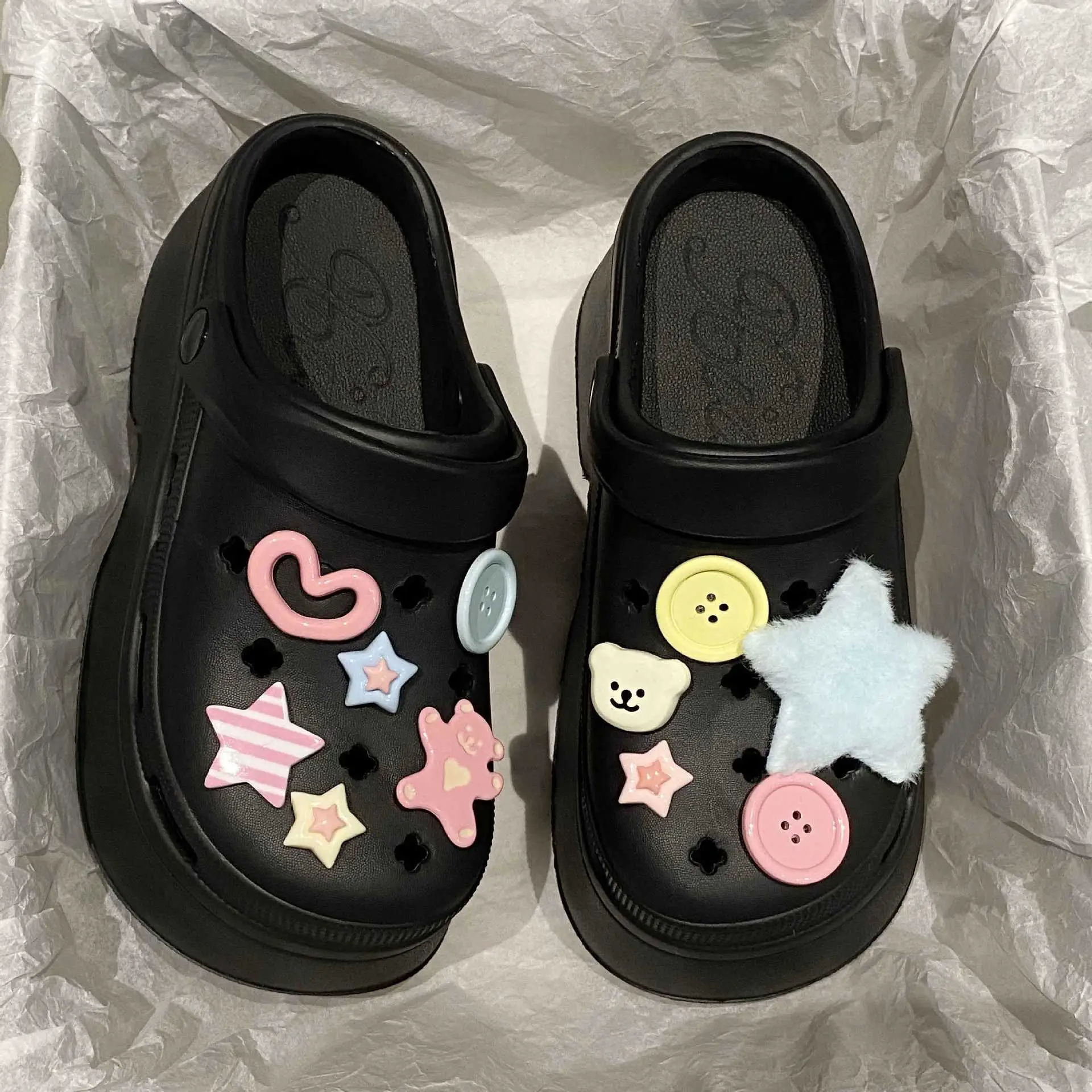 Cute Pink Bow Baotou Slippers for Women - Image 8