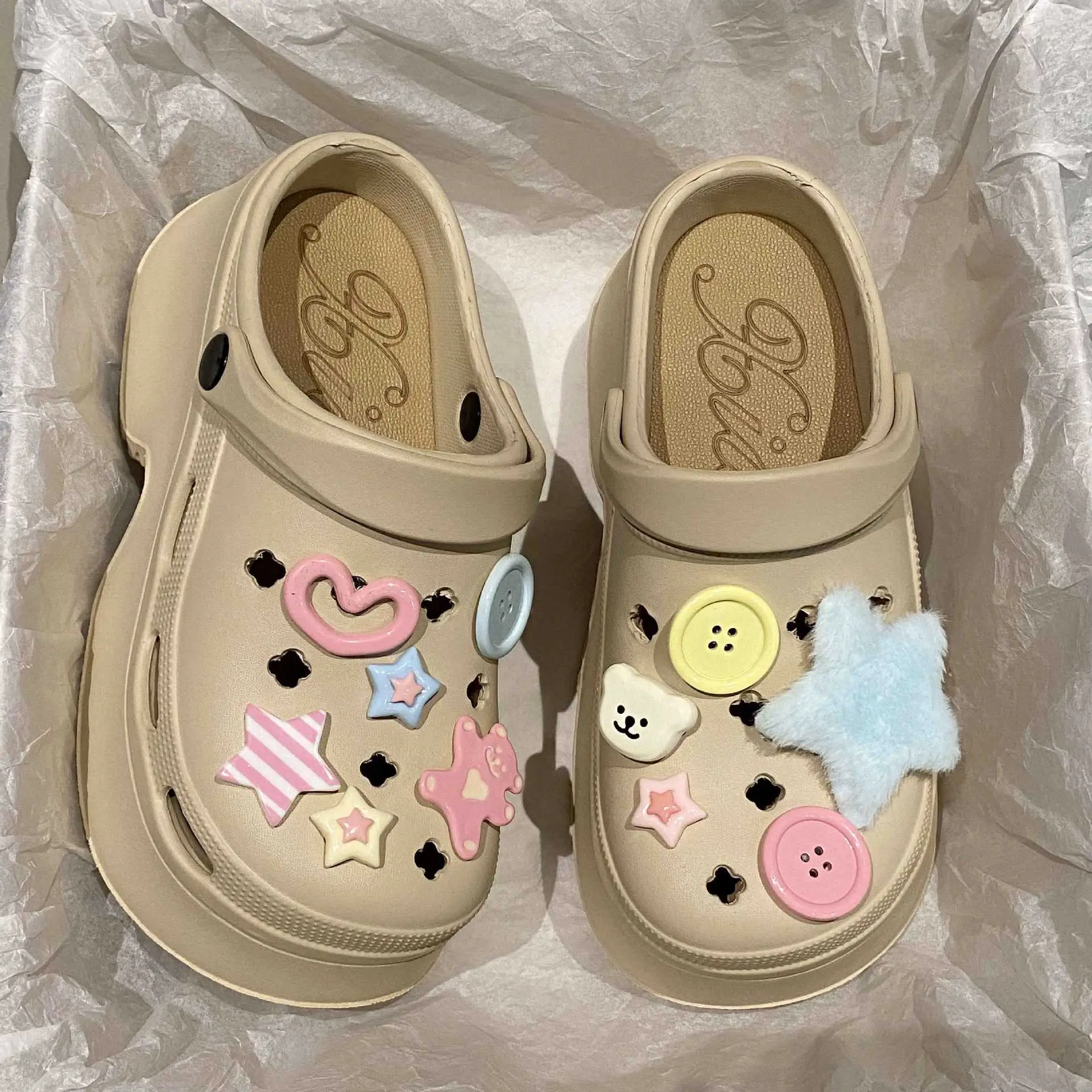 Cute Pink Bow Baotou Slippers for Women - Image 9