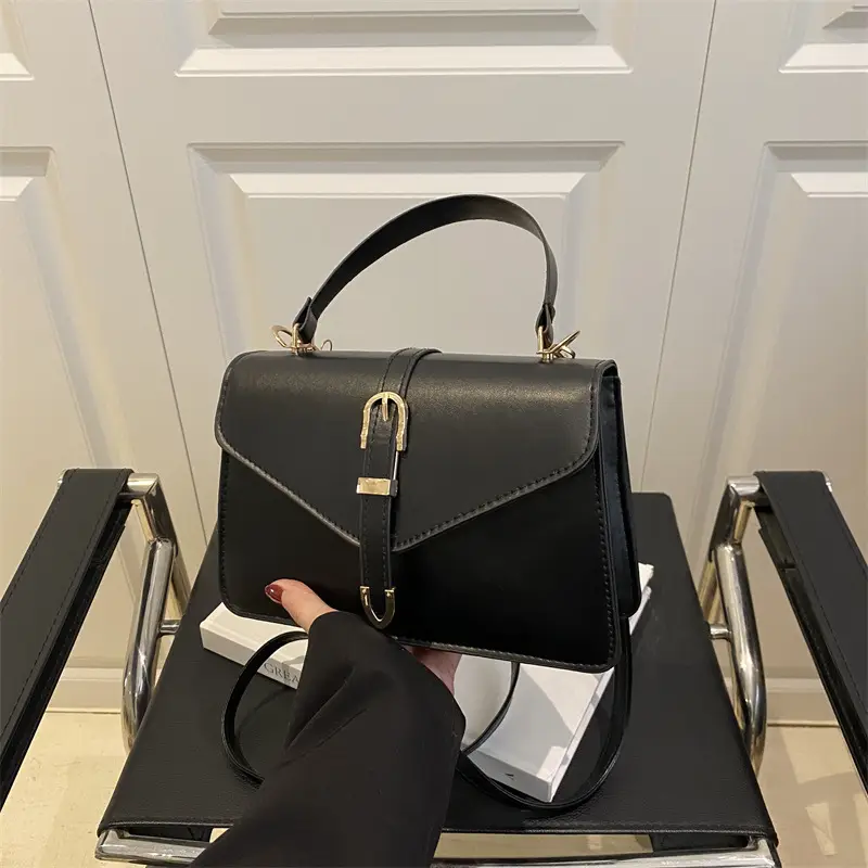 White Korean Style Women's Leather Belt Bag 2025 - Image 4