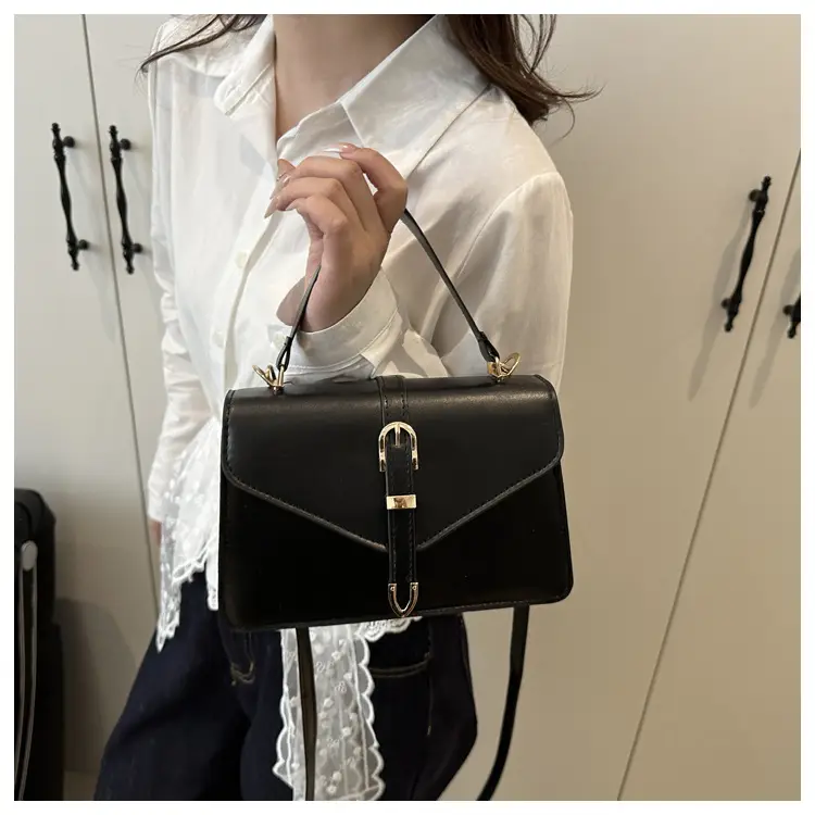White Korean Style Women's Leather Belt Bag 2025 — feature 15