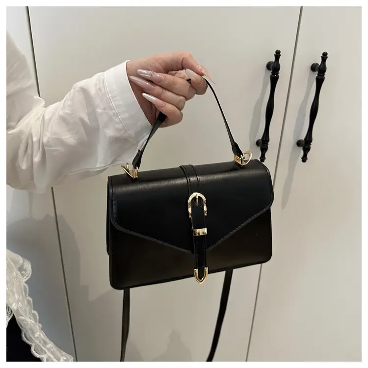 White Korean Style Women's Leather Belt Bag 2025 — feature 16