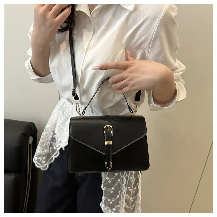 White Korean Style Women's Leather Belt Bag 2025 — feature 20