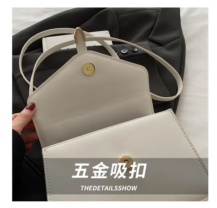 White Korean Style Women's Leather Belt Bag 2025 — feature 5