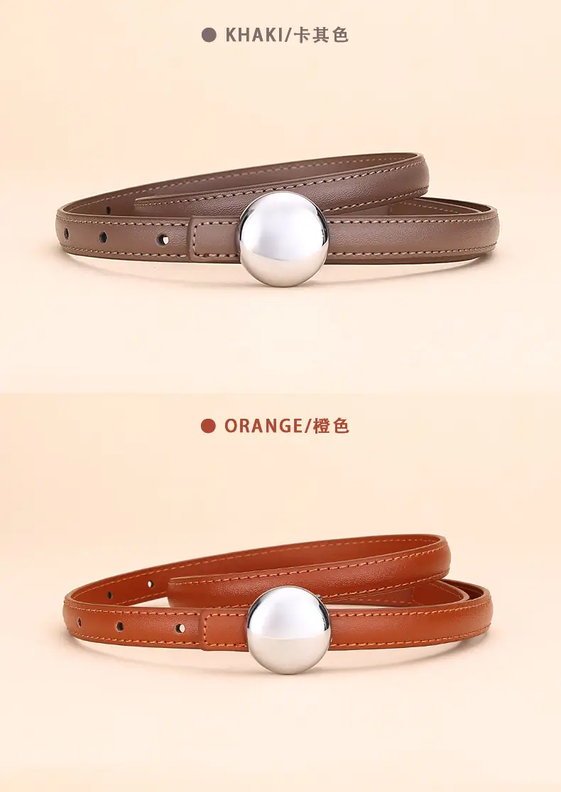 Women's Thin Leather Belt for Business Dress — feature 12