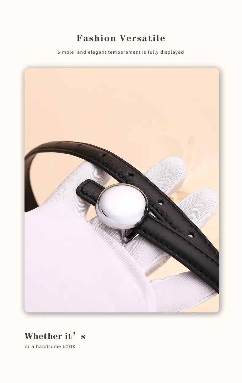Women's Thin Leather Belt for Business Dress — feature 15