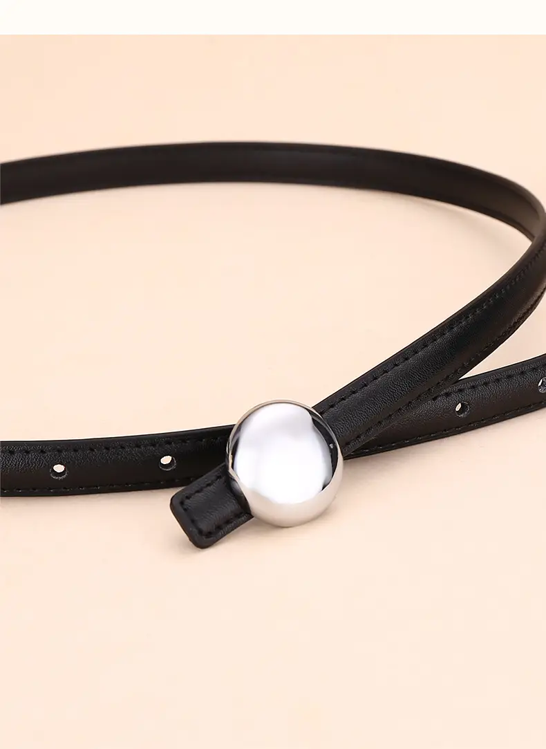 Women's Thin Leather Belt for Business Dress — feature 22