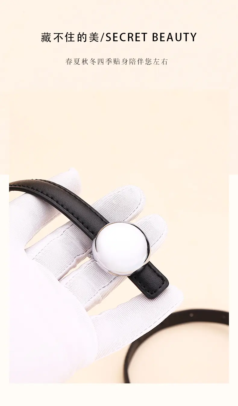 Women's Thin Leather Belt for Business Dress — feature 3